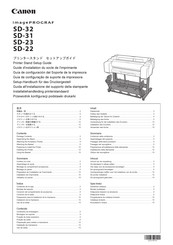 Canon imagePROGRAF SD-32 Guía De Configuración