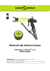 SAMES KREMLIN Nanogun Airmix H20 GNM 6080 Manual De Instrucciones