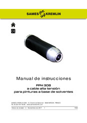 Sames Kremlin PPH 308 Manual De Instrucciones