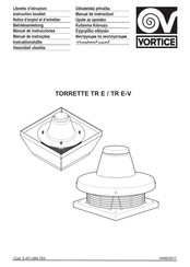 Vortice TR E Manual De Instrucciones