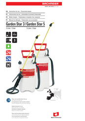 Birchmeier Garden Star 5 Instrucciones De Uso