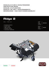 BCS Ridge 2 Manual De Uso