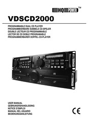 HQ-Power VDSCD2000 Manual Del Usuario