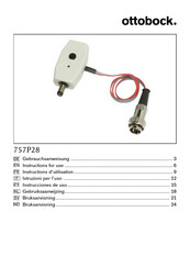 Ottobock 757P28 Instrucciones De Uso