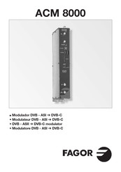 Fagor ACM 8000 Manual Del Usuario