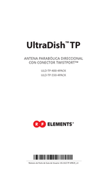 RF Elements TWISTPORT ULD-TP-550-4PACK Manual De Instrucciones