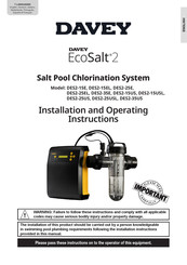 Davey EcoSalt 2 DES2-25US Manual Del Usuario