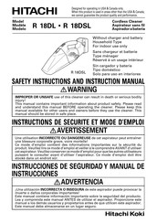 Hitachi Koki R 18DSL Manual De Instrucciones