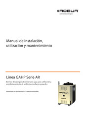 Robur GAHP-AR Manual De Instalación, Utilización Y Mantenimiento