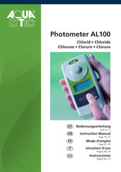 Aqualytic AL100 Instrucciones