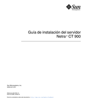 Sun Microsystems Netra CT 900 Guia De Instalacion