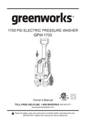 GreenWorks GPW 1703 Manual Del Usuario