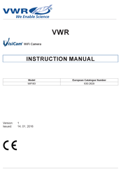 VWR 630-2629 Manual De Instrucciones