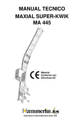 HAEMMERLIN MA445 SUPER KWIK Manual Tecnico