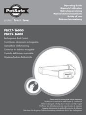 Petsafe PBC19-16001 Manual De Funcionamiento