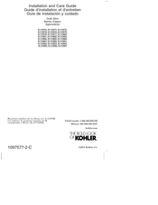 Kohler K-11893 Guía De Instalación Y Cuidado