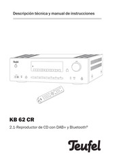 Teufel KB 62 CR Descripción Técnica Y Manual De Instrucciones