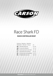 Carson Race Shark FD Indicaciones De Seguridad