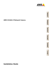 Axis Communications Q1604-E Manual De Instalación