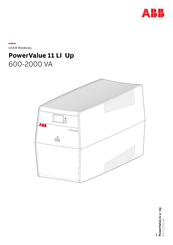 ABB PowerValue 11 LI Up Manual De Usuario