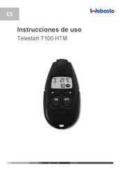 Webasto Telestart T100 HTM Instrucciones De Uso