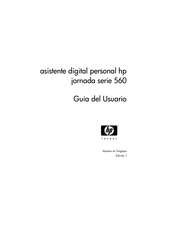 HP jornada 560 Serie Guia Del Usuario