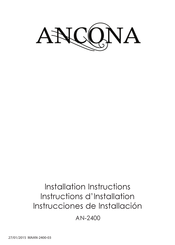 Ancona AN-2400 Instrucciones De Instalación