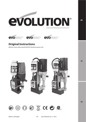 Evolution EVOMAG 75 Instrucciones Originales