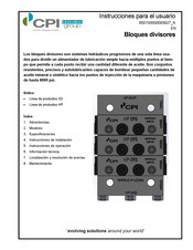 CPI HP 09S Instrucciones Para El Usuario