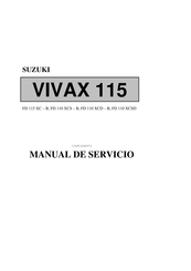 Suzuki FD 115 XC-B Manual De Servicio