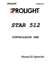 Prolight STAR 512 Manual De Operación