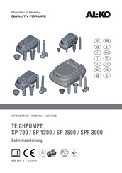 AL-KO SP 700 Manual De Instrucciones