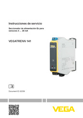 Vega VEGATRENN 141 Instrucciones De Servicio