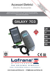 Lofrans GALAXY 703 Manual De Instalacion Y Uso