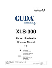 Cuda surgical XLS-300 Manual Del Operador