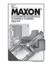 Maxon TUK-A-WAY 72-30H/RO Manual De Instalación