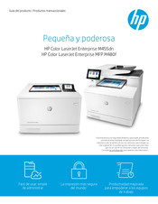 HP Color LaserJet Enterprise MFP M480f Guía Del Producto
