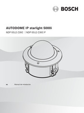 Bosch AUTODOME IP starlight 5000i Manual De Instalación