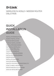 D-Link RANGEBOOSTER N DSL-2740B Guia De Instalacion