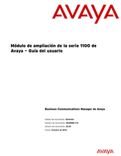 Avaya 1100 serie Guia Del Usuario