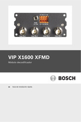 Bosch VIP X1600 XFMD Guía De Instalación Rápida