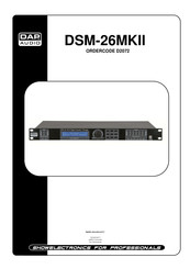 DAP Audio DSM-26MKII Guía Del Producto