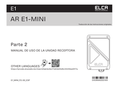 ELCA AR E1-MINI Manual De Uso