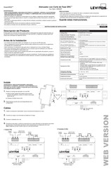 Leviton GreenMAX DRC Manual De Instrucciones