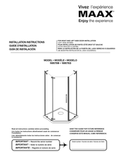 Maax 105759 Guia De Instalacion