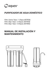 Aquex 607659 Manual De Instalación Y Mantenimiento