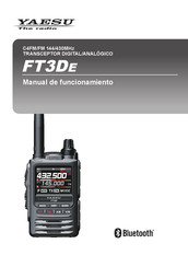 Yaesu FT3DE Manual De Funcionamiento