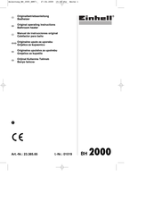 EINHELL 23.385.65 Manual De Instrucciones Original