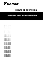 Daikin EDLQ016BA6V3 Manual De Operación