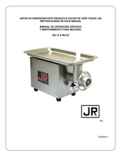 JR MJ-12 Manual De Operacion, Servicio Y Mantenimiento